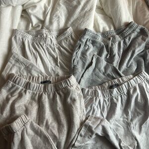Brandy Melville Grey sweat pants bundle